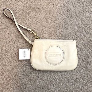 Coach patent leather wristlet